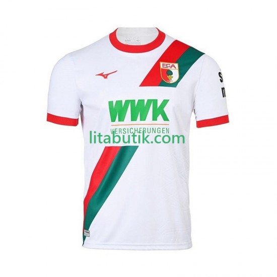 FC Augsburg Män Hemma Fotbollströja 2025-2026 Kortärmad