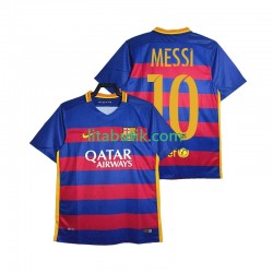 FC Barcelona Lionel Messi 10 2015-2016 Retro Män Hemma Fotbollströja Kortärmad FC Barcelona Lionel Messi 10 2015-2016 Retro Män Hemma Fotbollströja Kortärmad