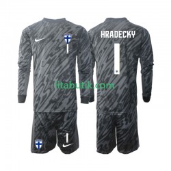 Finland HRADECKY 1 Målvakt Barn Hemma Fotbollströja 2024 Långärmad Finland HRADECKY 1 Målvakt Barn Hemma Fotbollströja 2024 Långärmad