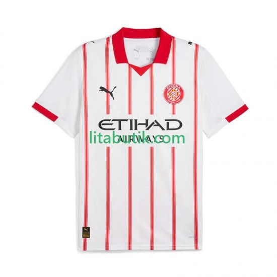 Girona Män Hemma Fotbollströja 2025-2026 Kortärmad