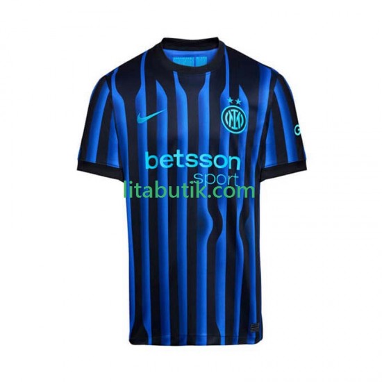 Inter Milan Män Hemma Fotbollströja 2025-2026 Kortärmad