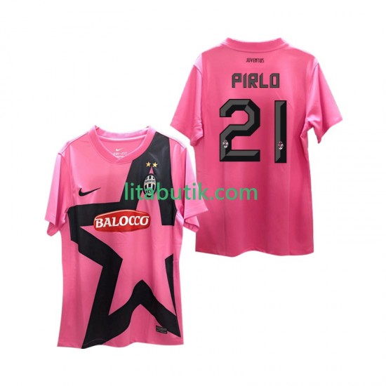 Juventus Andrea Pirlo 21 -2012 Retro Män Borta Fotbollströja 2011 Kortärmad
