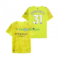 Manchester City Ederson Moraes 31 Målvakt Män Tredje Fotbollströja 2025-2026 Kortärmad