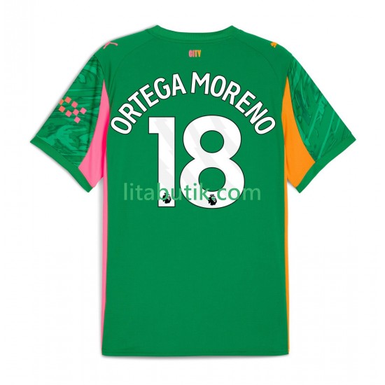 Manchester City ORTEGA MORENO 18 Målvakt Män Hemma Fotbollströja 2025-2026 Kortärmad