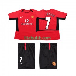 Manchester United BECKHAM 7 Retro Barn Hemma Fotbollströja 2002 2004 Kortärmad Manchester United BECKHAM 7 Retro Barn Hemma Fotbollströja 2002 2004 Kortärmad