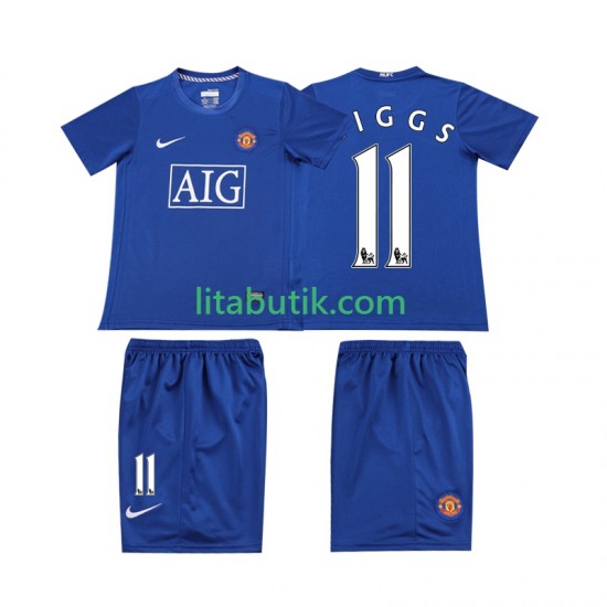 Manchester United GIGGS 11 Retro Barn Borta Fotbollströja 2008 Kortärmad