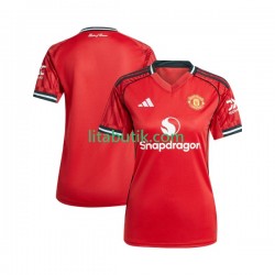 Manchester United Dam Hemma Fotbollströja 2025-2026 Kortärmad