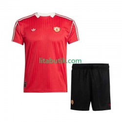 Manchester United d Icon Barn Hemma Fotbollströja 2025-2026 Kortärmad