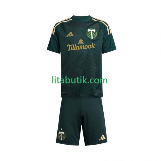 Portland Timbers Barn Hemma Fotbollströja 2025 Kortärmad