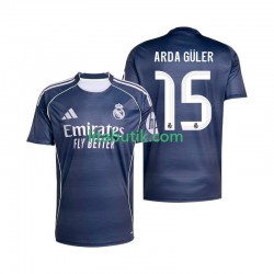 Real Madrid Arda Guler 15 Män Borta Fotbollströja 2025-2026 Kortärmad