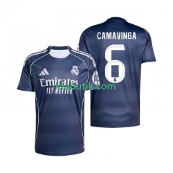 Real Madrid Camavinga 6 Män Borta Fotbollströja 2025-2026 Kortärmad