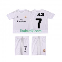 Real Madrid Cristiano Ronaldo 7 2015 2016 Retro Barn Hemma Fotbollströja Kortärmad