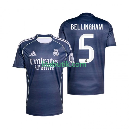 Real Madrid Jude Bellingham 5 Män Borta Fotbollströja 2025-2026 Kortärmad