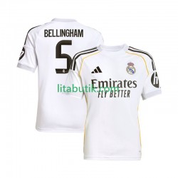 Real Madrid Jude Bellingham 5 Män Hemma Fotbollströja 2025-2026 Kortärmad
