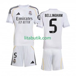 Real Madrid Jude Bellingham 5 Barn Hemma Fotbollströja 2025-2026 Kortärmad