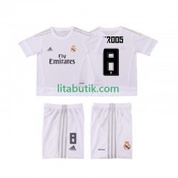 Real Madrid KROOS 8 2015 2016 Retro Barn Hemma Fotbollströja Kortärmad
