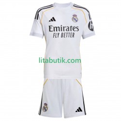 Real Madrid Barn Hemma Fotbollströja 2025-2026 Kortärmad
