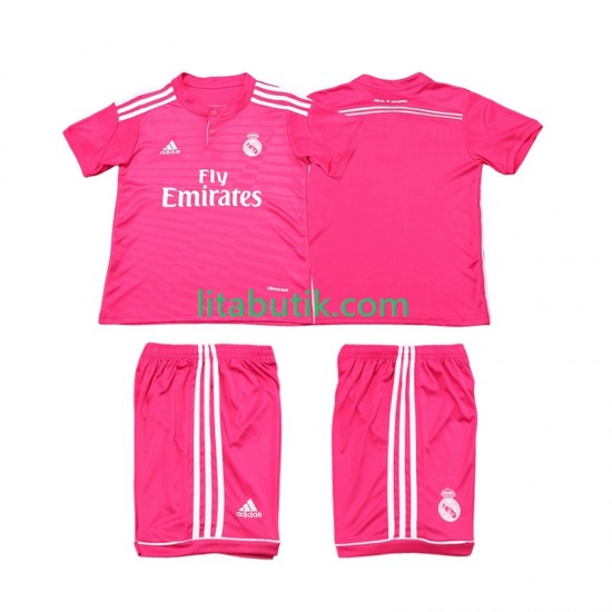 Real Madrid 2014 2015 Retro Barn Borta Fotbollströja Kortärmad