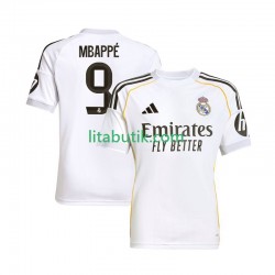 Real Madrid Mbappé Kylian 9 Män Hemma Fotbollströja 2025-2026 Kortärmad Real Madrid Mbappé Kylian 9 Män Hemma Fotbollströja 2025-2026 Kortärmad