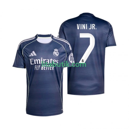 Real Madrid Vinicius Junior 7 Män Borta Fotbollströja 2025-2026 Kortärmad