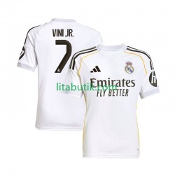 Real Madrid Vinicius Junior 7 Män Hemma Fotbollströja 2025-2026 Kortärmad