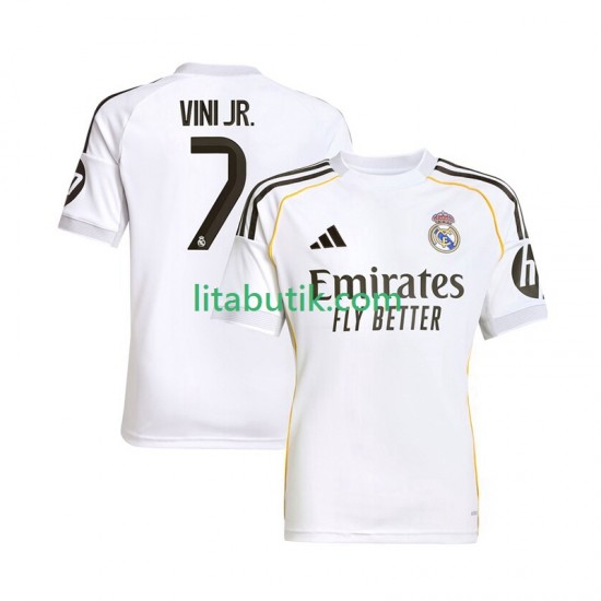 Real Madrid Vinicius Junior 7 Män Hemma Fotbollströja 2025-2026 Kortärmad