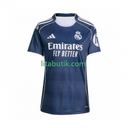 Real Madrid Dam Borta Fotbollströja 2025-2026 Kortärmad