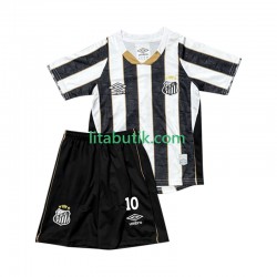 Santos FC Neymar JR 10 Barn Borta Fotbollströja 2025-2026 Kortärmad