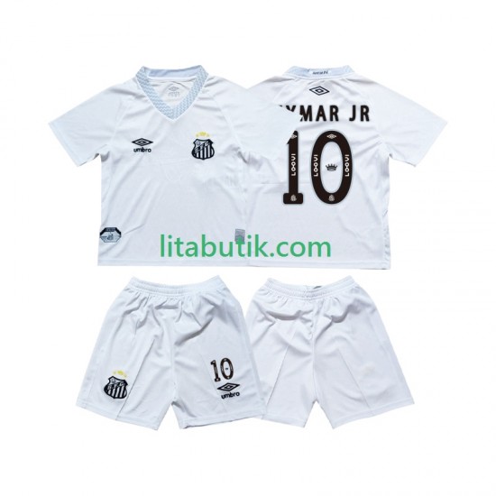 Santos FC Neymar JR 10 Barn Hemma Fotbollströja 2025-2026 Kortärmad