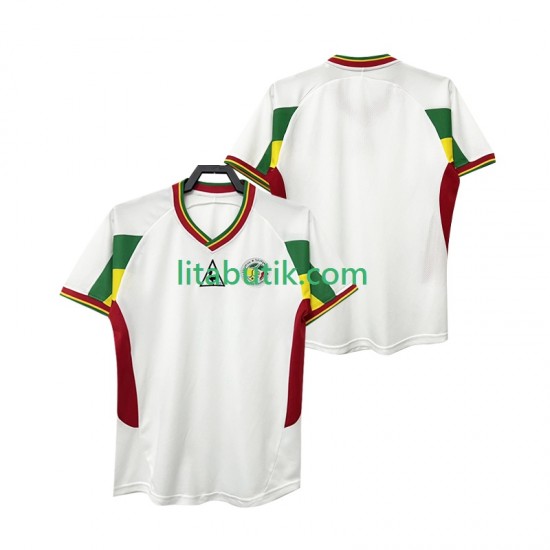 Senegal Retro Män Hemma Fotbollströja 2002 Kortärmad