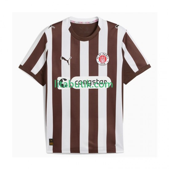 St. Pauli Män Hemma Fotbollströja 2025-2026 Kortärmad