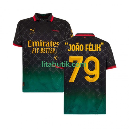 AC Milan JOAO FELIX 79 Män Fjärde Fotbollströja 2024-2025 Kortärmad