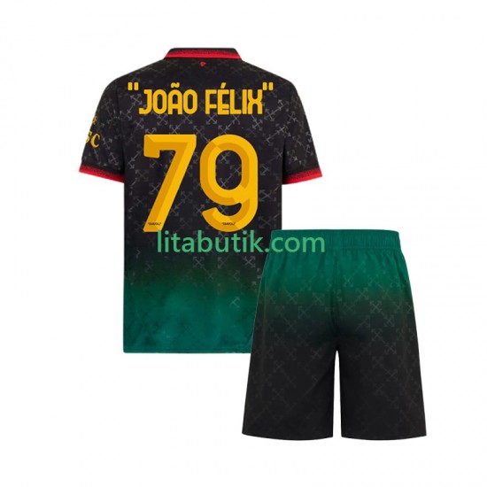 AC Milan JOAO FELIX 79 Barn Fjärde Fotbollströja 2024-2025 Kortärmad