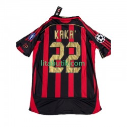 AC Milan KAKA 8 2007 Retro Män Hemma Fotbollströja 2006 Kortärmad