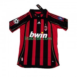 AC Milan KAKA 8 2007 Retro Män Hemma Fotbollströja 2006 Kortärmad