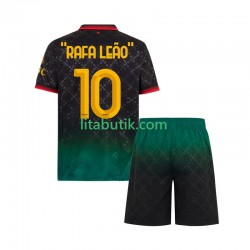AC Milan RAFA LEAO 10 Barn Fjärde Fotbollströja 2024-2025 Kortärmad AC Milan RAFA LEAO 10 Barn Fjärde Fotbollströja 2024-2025 Kortärmad