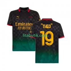 AC Milan THEO 19 Män Fjärde Fotbollströja 2024-2025 Kortärmad AC Milan THEO 19 Män Fjärde Fotbollströja 2024-2025 Kortärmad