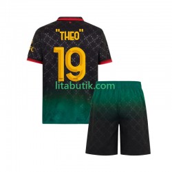 AC Milan THEO 19 Barn Fjärde Fotbollströja 2024-2025 Kortärmad AC Milan THEO 19 Barn Fjärde Fotbollströja 2024-2025 Kortärmad