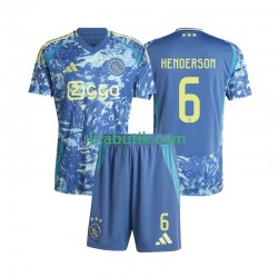 AFC Ajax Henderson 6 Barn Borta Fotbollströja 2024-2025 Kortärmad AFC Ajax Henderson 6 Barn Borta Fotbollströja 2024-2025 Kortärmad