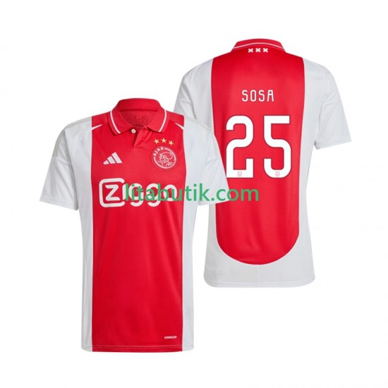AFC Ajax Wout Weghorst 25 Män Hemma Fotbollströja 2024-2025 Kortärmad