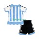 Argentina Retro Barn Hemma Fotbollströja 2006 Kortärmad