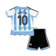 Argentina Maradona 10 Retro Barn Hemma Fotbollströja 2006 Kortärmad