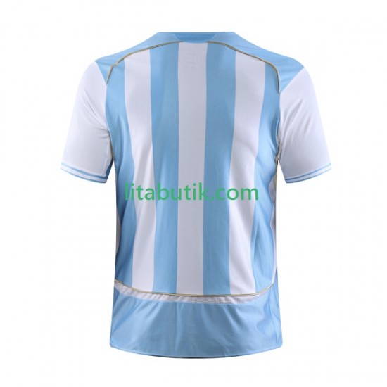 Argentina Retro Män Hemma Fotbollströja 2006 Kortärmad