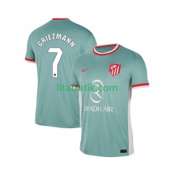 Atlético Madrid Antoine Griezmann 7 Män Borta Fotbollströja 2024-2025 Kortärmad