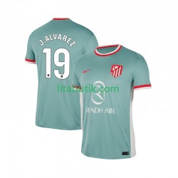 Atlético Madrid Julian Alvarez 19 Män Borta Fotbollströja 2024-2025 Kortärmad Atlético Madrid Julian Alvarez 19 Män Borta Fotbollströja 2024-2025 Kortärmad