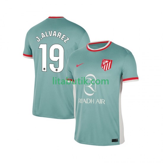 Atlético Madrid Julian Alvarez 19 Män Borta Fotbollströja 2024-2025 Kortärmad