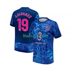 Atlético Madrid Julian Alvarez 19 Män Tredje Fotbollströja 2024-2025 Kortärmad Atlético Madrid Julian Alvarez 19 Män Tredje Fotbollströja 2024-2025 Kortärmad