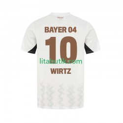 Bayer 04 Leverkusen Florian Wirtz 10 Män Borta Fotbollströja 2024-2025 Kortärmad