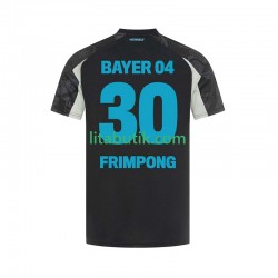 Bayer 04 Leverkusen Frimpong 30 Män Tredje Fotbollströja 2024-2025 Kortärmad