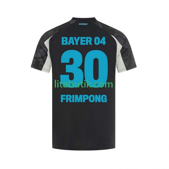 Bayer 04 Leverkusen Frimpong 30 Män Tredje Fotbollströja 2024-2025 Kortärmad